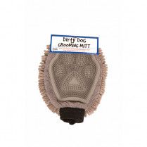 Dog Gone Smart Dirty Dog Grooming Mitt Grey