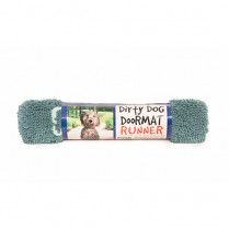 Dog Gone Smart Dirty Dog Doormat Pacific Blue Floor Runner 60&quot; X 30&quot;
