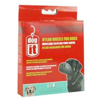 Dogit Nylon Dog Muzzle Black Large