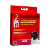 Dogit Nylon Dog Muzzle Black X Small