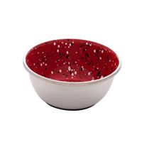 Dogit Stainless Steel Non-Skid Dog Bowl Red Speckle 500 Ml (17 Fl.Oz.)