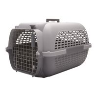 Dogit Voyageur Dog Carrier Light Grey/Charcoal Large 61.9 cm x 42.6 cm x 36.9 cm