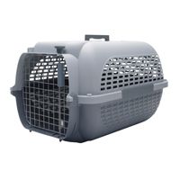 Dogit Voyageur Dog Carrier Light Grey/Charcoal Small 48.3 cm x 32.6 cm x 28 cm