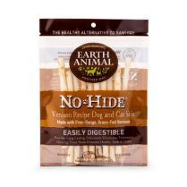 Earth Animal No Hide Venison Recipe Stix Dog and Cat Chews 10 Pack