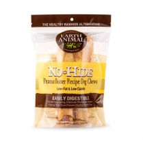 Earth Animal No Hide Peanut Butter Recipe Dog Chews Medium 2 Pack