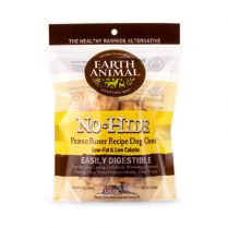 Earth Animal No Hide Peanut Butter Recipe Dog Chews Small 2 Pack