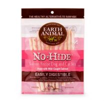 Earth Animal No Hide Salmon Recipe Stix Dog and Cat Chews 10 Pack