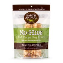 Earth Animal No Hide Pork Recipe Dog Chews Medium 2 Pack