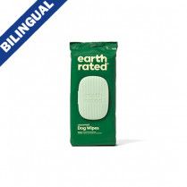 Earth Rated Grooming Wipes Unscented 100Ct