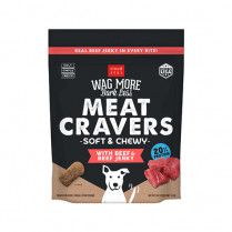 Cloud Star Wag More, Bark Less Meat Cravers Soft and Chewy Beef Dog Treats 5 oz
