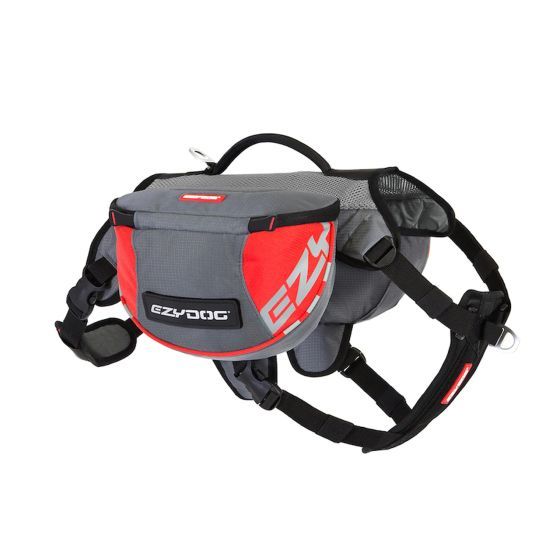 Ezydog Summit Backpack Redesign Red Grey Medium Dog 1X1Pc