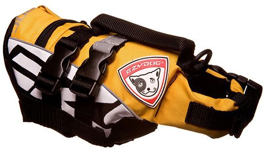 Ezydog Small Dog Life Jacket Yellow Xsmall