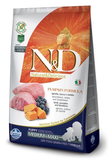 Farmina Pumpkin Puppy Lamb Blueberry Med/Maxi 12Kg