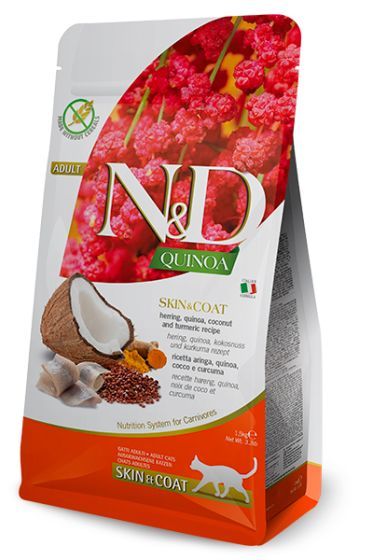 Farmina Quinoa Herring Skin Coat Cat 5Kg