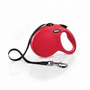 Flexi Lge 5M New Classic Tape Red