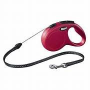 Flexi New Classic Medium Retractable Cord 5M- Red