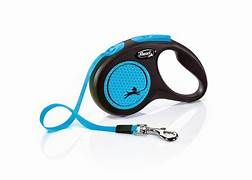 Flexi New Neon Medium Retractable Tape 5M Blue