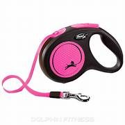 Flexi New Neon Small Retractable Tape 5M Pink