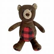 Foufoubrands Boris The Grizzly Bear Plush Brown Bear Large Dog Toy