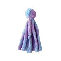 Foufoubrands Fuzzy Wuzzy Small Pink and Purple Octopus Dog Toy