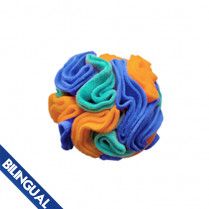 Foufoubrands Snuffle Ball Blu Orange Large