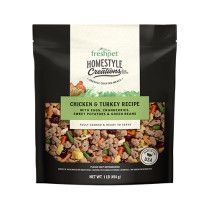 Fresh Pet Homestyle Creations Chicken &amp; Turkey Recipe Fresh Dog Food 1lb