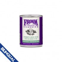 Fromm Classic Turkey &amp; Rice Pate Wet Dog Food 12.5 oz