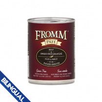 Fromm Beef &amp; Sweet Potato Pate Wet Dog Food 12.2 oz