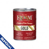Fromm Gold Beef &amp; Barley Pate Wet Dog Food 12.2 oz