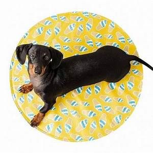 GF Pet Ice Mat Round Yellow Ice Cream 60cm
