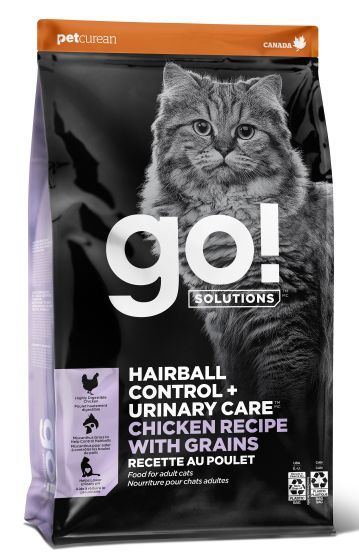Go! Hairball Control + Urinary Care Chicken Recipe with Grains Cat 12lb
