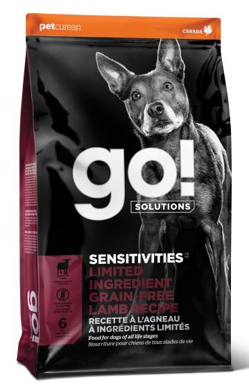 Go! Sensitivities Limited Ingredient Grain Free Lamb Recipe Dog Food 22 lb