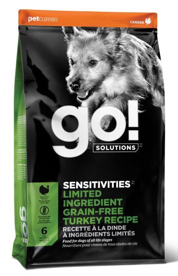 Go! Sensitivities Lid Grain Free Turkey Dog 22Lb