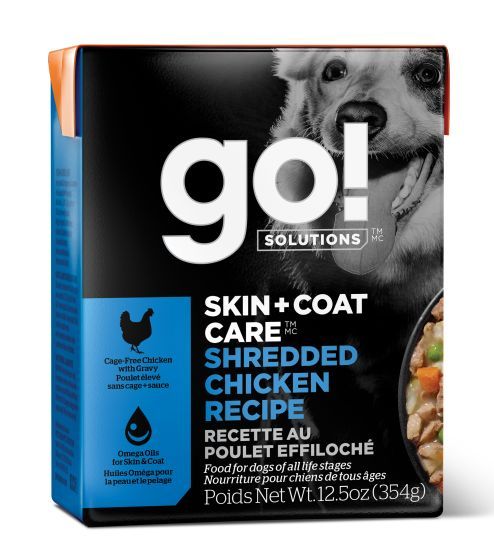 Go! Skin And Coat Shredded Chicken Dog Tetra