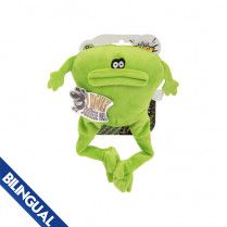 Godog Chew Guard Action Plush Frog