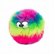 goDog Furballz Rainbow Large Dog Toy