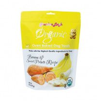 Grandma Lucy&#39;s Organic Baked Banana &amp; Sweet Potato Dog Treats 14 oz
