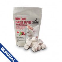 Happy Days Goat Cheese Treats With Cranberry 100 Gm Frozen For Dogs &amp; Cats