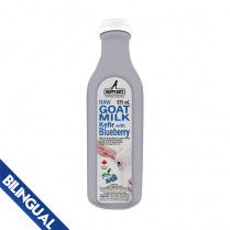 Happy Days Raw Goat Milk Kefir With Blueberries 975ML Frozen For Dogs &amp; Cats