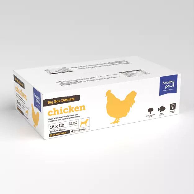Healthy Paws Big Box Dinner Chicken and Veg 16 x 1 Lb