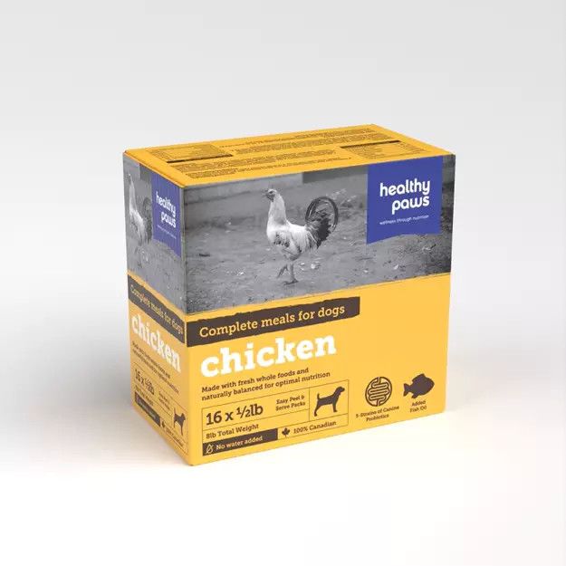 Healthy Paws Canine Complete Dinner Chicken 16 x 1/2 Lb