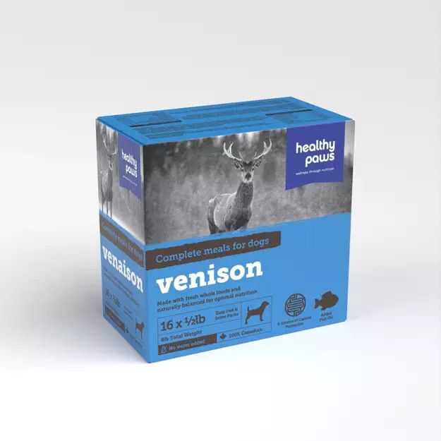 Healthy Paws Complete Dinner Venison 16 x 8oz