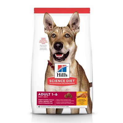 Hill&#39;s Science Diet Adult Dog 1-6 Years Chicken And Barley 35lb