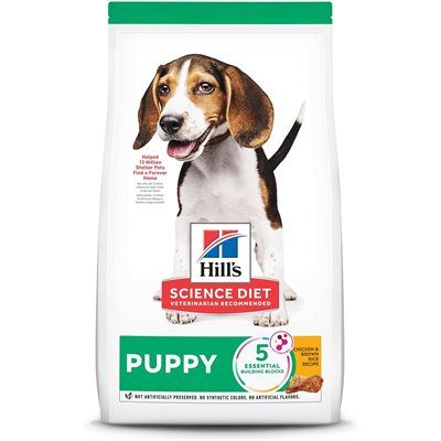 Hill&#39;s Science Diet Puppy Chicken &amp; Brown Rice 15.5LB