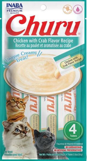 Inaba Cat Churu Chicken and Crab