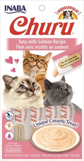 Inaba Cat Churu Tuna Salmon Recipe