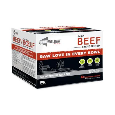 Iron Will Raw Basic Beef 6 lb