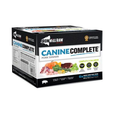 Iron Will Raw Canine Complete Pork Dinner 6 lb