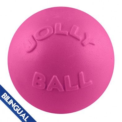 Jolly Pets Bounce-N-Play Assorted Colours 4.5&quot; Pink