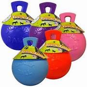 Jolly Pets Tug-N-Toss Ball Assorted 1O&quot;